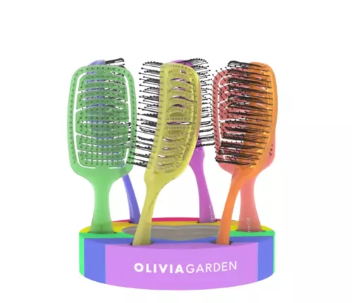 Olivia Garden iDetangle Brush - Pride Edition Display 6pcs mix