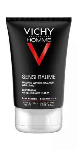 Vichy Homme Sensi Baume Soothing After-shave Balm 75ml