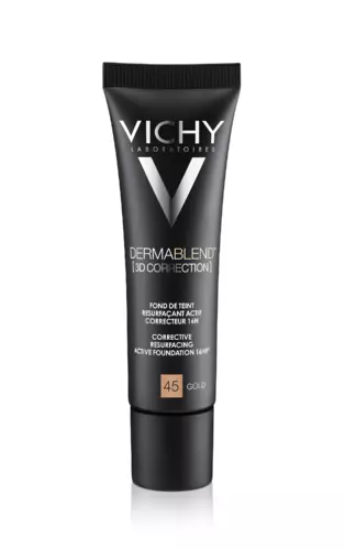 Vichy Dermablend 3D Correction Active Foundation 16hr - 45 Gold 30ml