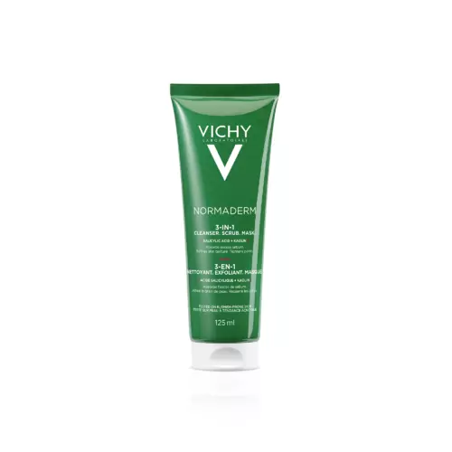 Vichy Normaderm 3 in 1 Scrub + Cleanser + Mask 125ml