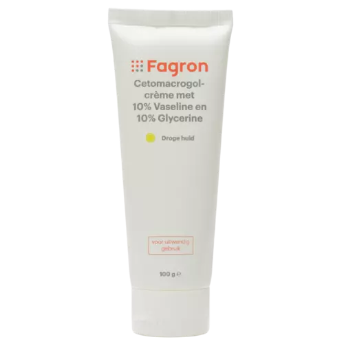 Fagron Cetogolcrème Glycerine (10%) en Vaseline (10%) 100gr