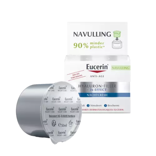 Eucerin Hyaluron-Filler 3x Effect Nachtcrème Navulling 50ml