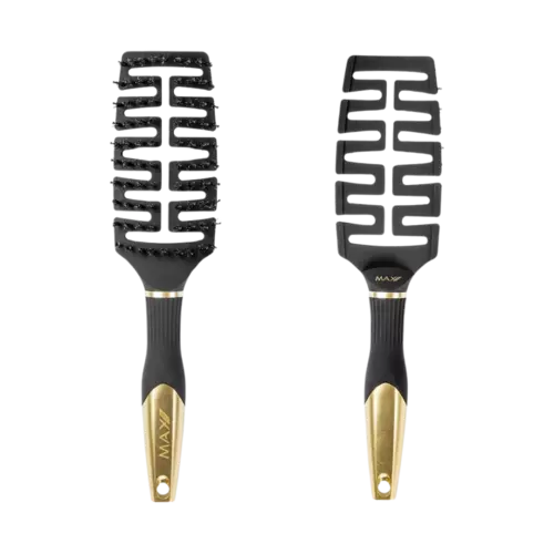 Max Pro Detangler Brush Gold