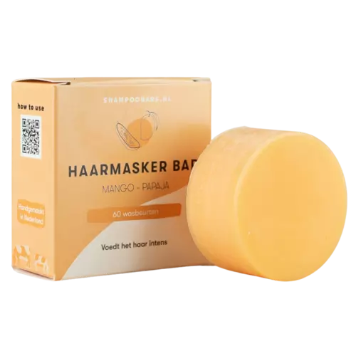 Shampoobars Haarmasker Bar 45g Mango - Papaja