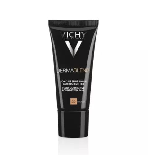 Vichy Dermablend Fluid Corrective Foundation 16hr - 55 Bronze 30ml