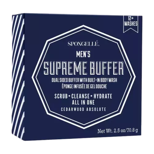 Spongelle Men's Supreme Buffer 99.2gr Cedar Absolute