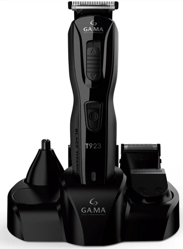 Ga.MA T923 Black Titanium USB Trimmer