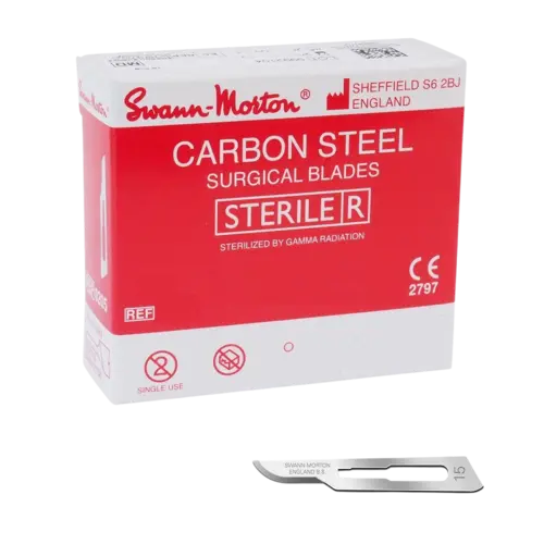 Swann-Morton Blades Sterile - 100pcs 15