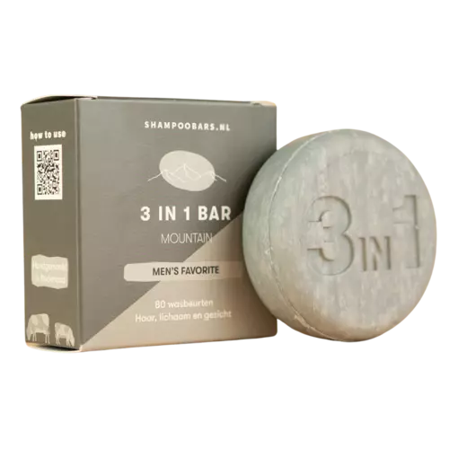 Shampoobars 3 In 1 Bar 60g Mountain