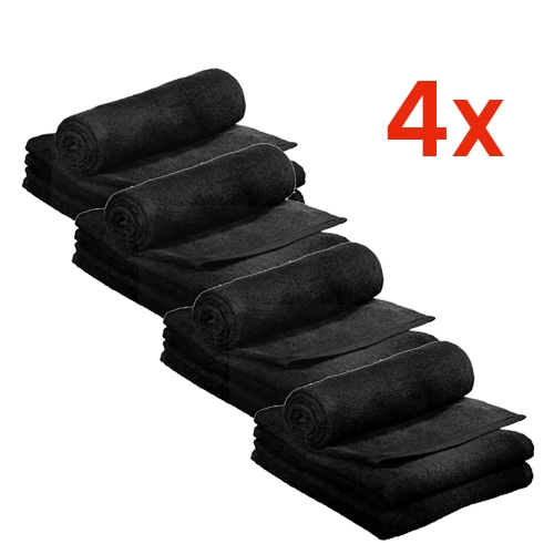 Comair Cabinet Towel 50x90cm - Set of 12 Black