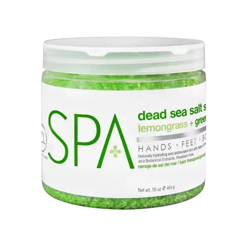 BCL SPA Dead Sea Salt Soak 454gr mongrass + Green Tea