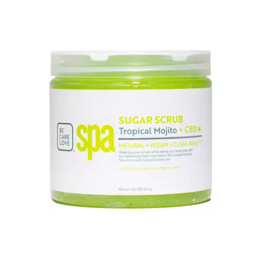 BCL SPA Sugar Scrub 454gr Tropical Mojito + CBD