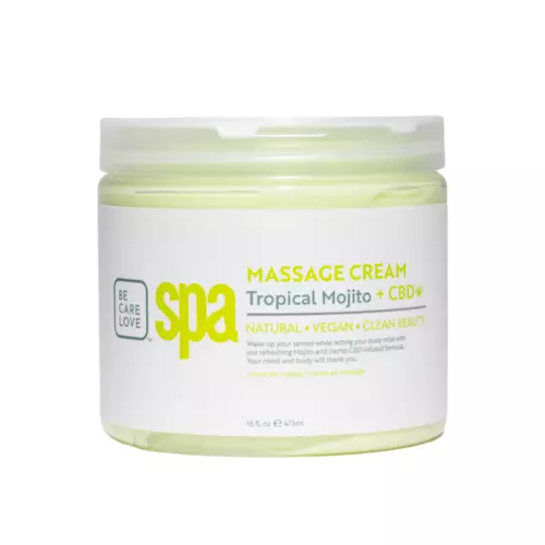 BCL SPA Massage Cream 473ml Tropical Mojito + CBD