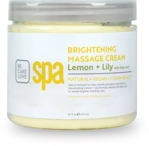 BCL SPA Massage Cream 473ml Lemon + Lily