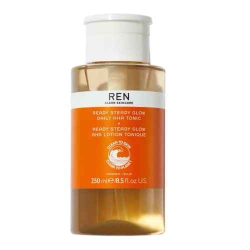 REN Clean Skincare Radiance Ready Steady Glow Daily AHA Tonic 250ml