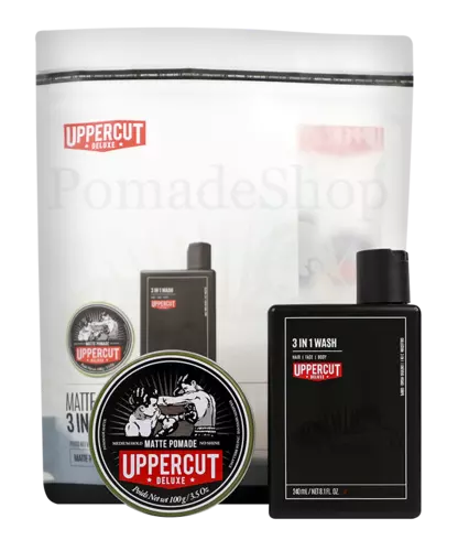 Uppercut Styling & 3 in 1 Wash Pack Matte Pomade