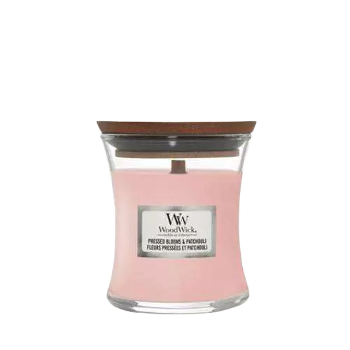 WoodWick Candle Pressed Blooms & Patchouli Small
