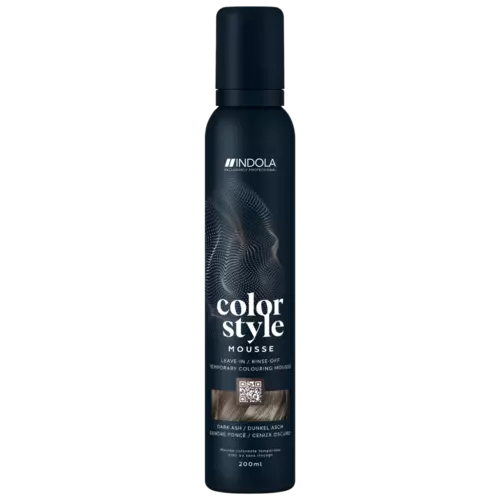 Indola Color Style Mousse 200ml Dark Ash