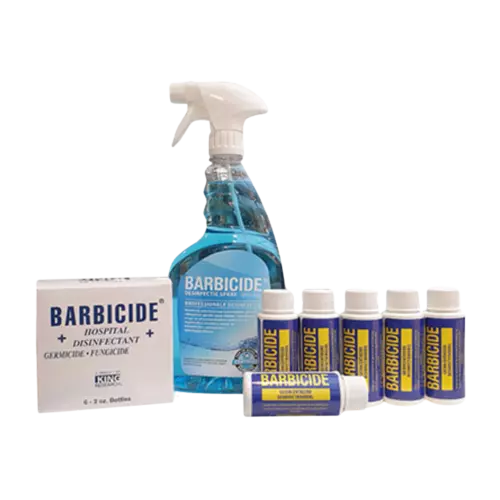 Barbicide Desinfectievloeistof + Sprayer 6x60ml