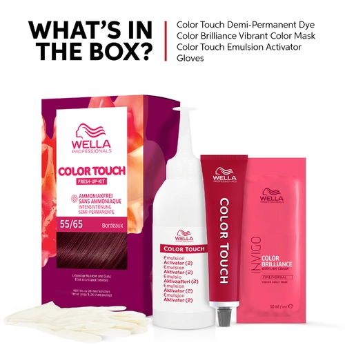 Wella Professionals Color Touch Kit - Pure Naturals 3/0 Dark Brown