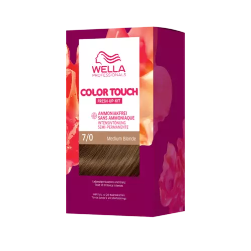 Wella Professionals Color Touch Kit - Pure Naturals 7/0 Medium Blonde