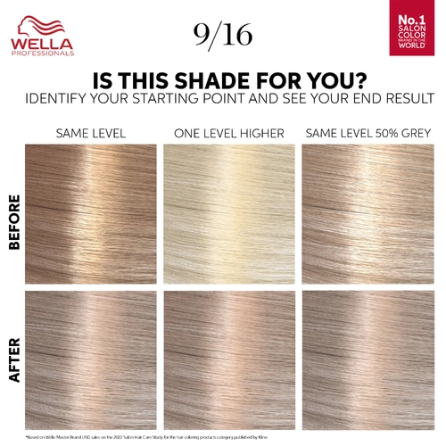 Wella Professionals Color Touch Kit - Pure Naturals 9/16 Icy Ash Blonde
