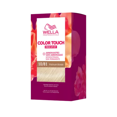 Wella Professionals Color Touch Kit - Rich Naturals 10/81 Platinum Blonde