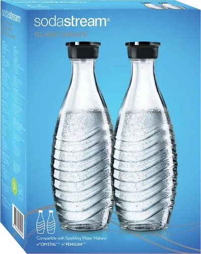 Sodastream Glazen Karaffen 2x0,75L
