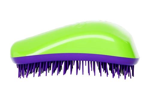 Dessata detangling hairbrush Green Purple