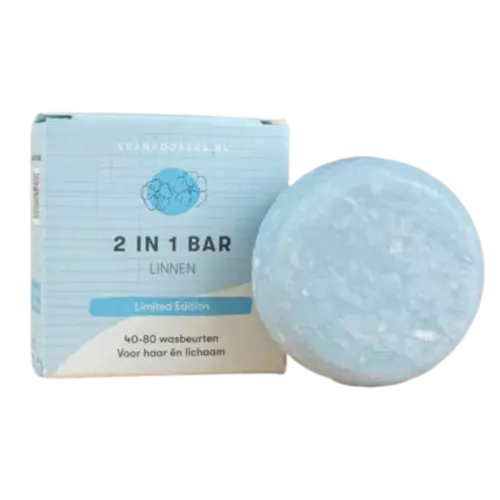 Shampoobars 2 In 1 Bar 60g Linnen