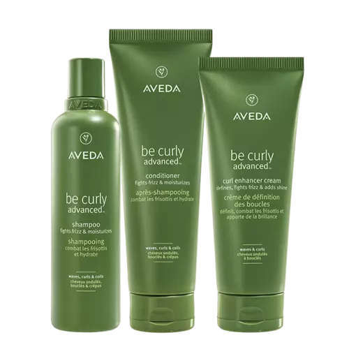 AVEDA Be Curly Advanced™ set wavy hair and curls