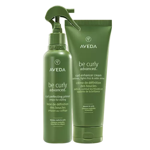 AVEDA Be Curly Advanced™ styling set wavy hair and curls