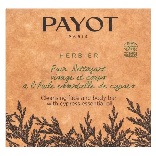 Payot Herbier Cleansing Face And Body BarWith Cypress Essential Oil 85gr