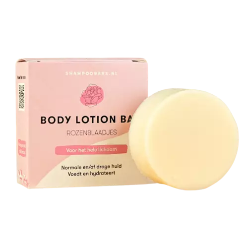 Shampoobars Body Lotion Bar 45g Rozenblaadjes