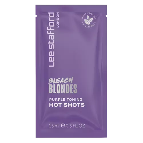 Lee Stafford Bleach Blondes Purple Toning Hot Shot 4x15ml