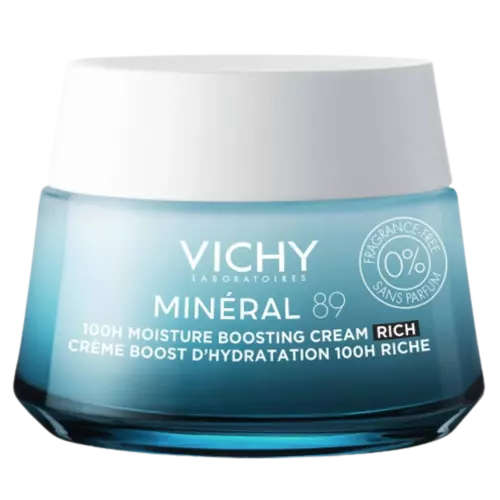 Vichy Minéral 89 100h Moisture Boosting Cream Rich - Fragrance Free 50ml