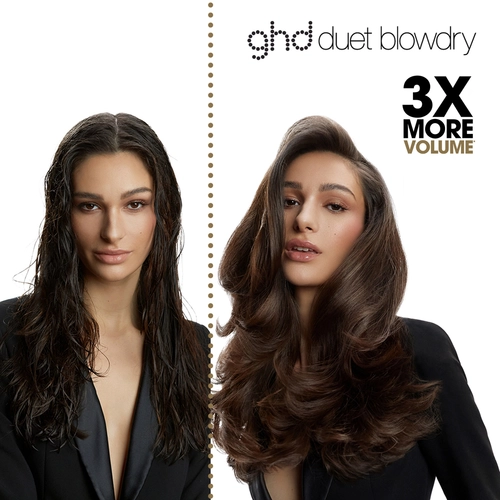 ghd Duet Blowdry 2-In-1 Hair Dryer Brush Black