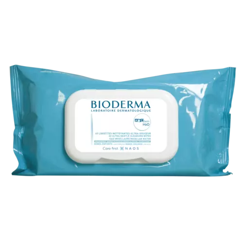 Bioderma ABCDerm H2o Lingette Wipe 60 Pieces