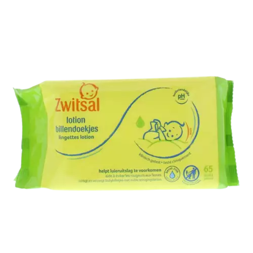 Zwitsal Lotion Baby Wipes 65 stuks