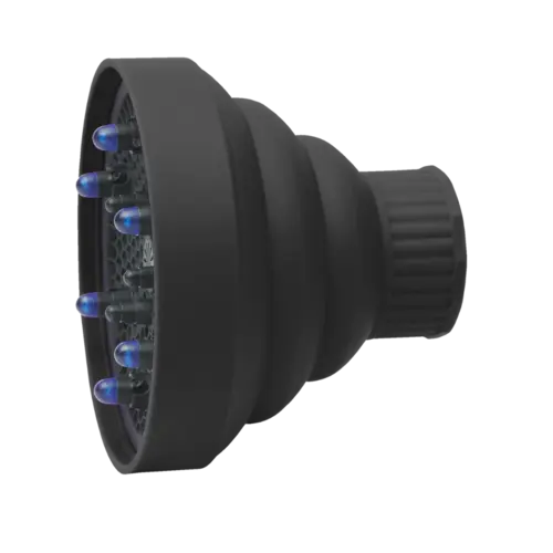 Ultron Hairdryer Diffuser Retractable Folding Black