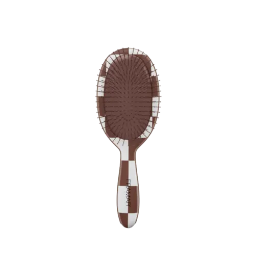 Framar Detangle Brush Checked Out Chocolate