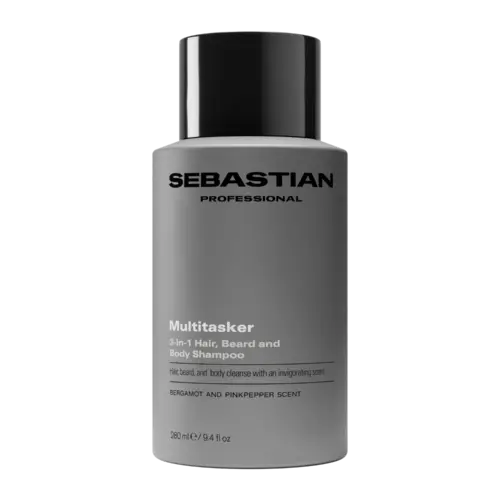 Sebastian Professional Multitasker for Men 3-in-1 Hair, Beard and Body Shampoo 280ml