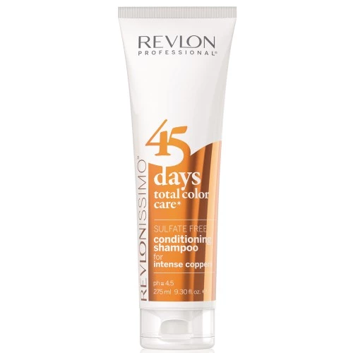 Revlon 45 Days 2 IN 1 Shampoo & Conditioner 275ml Intense Coppers