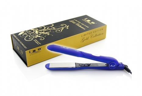 ISO Professional Gold Collection Stijltang 1,50 Metallic Blauw