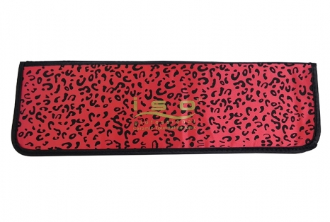 ISO Beauty Heat Protective Mat Leopard red