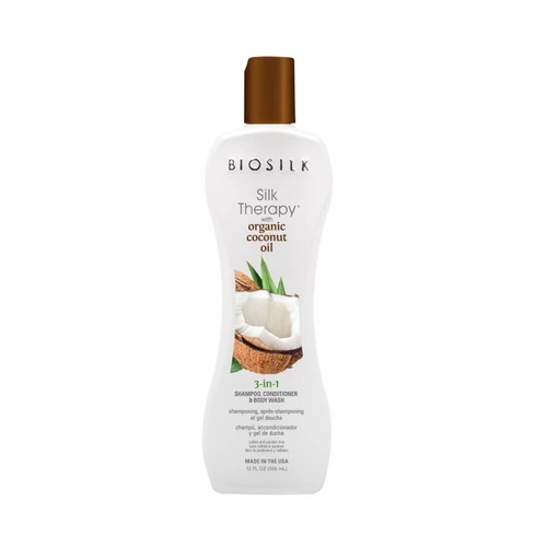 Biosilk Silk Therapy Organic Coconut Oil 3-in-1 355ml