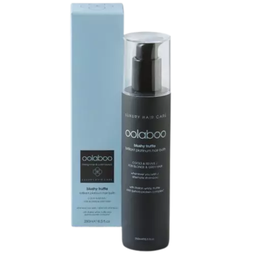 Oolaboo Blushy Truffle Brilliant Platinum Hair Bath 250ml