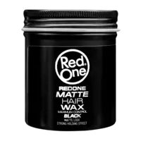 Red One Matte Hair Wax Black