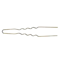 Curler pins thin, Gold - 50 pieces