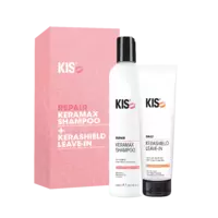 KIS Repair Keramax Shampoo + Kerashield Leave-In Duo